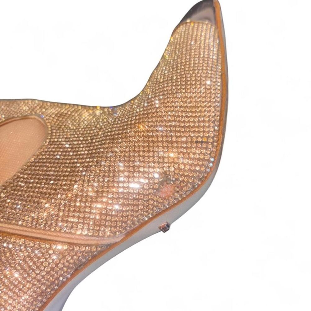Gianni-bini Women's Gold and Pink Boots - Picture 7 of 7